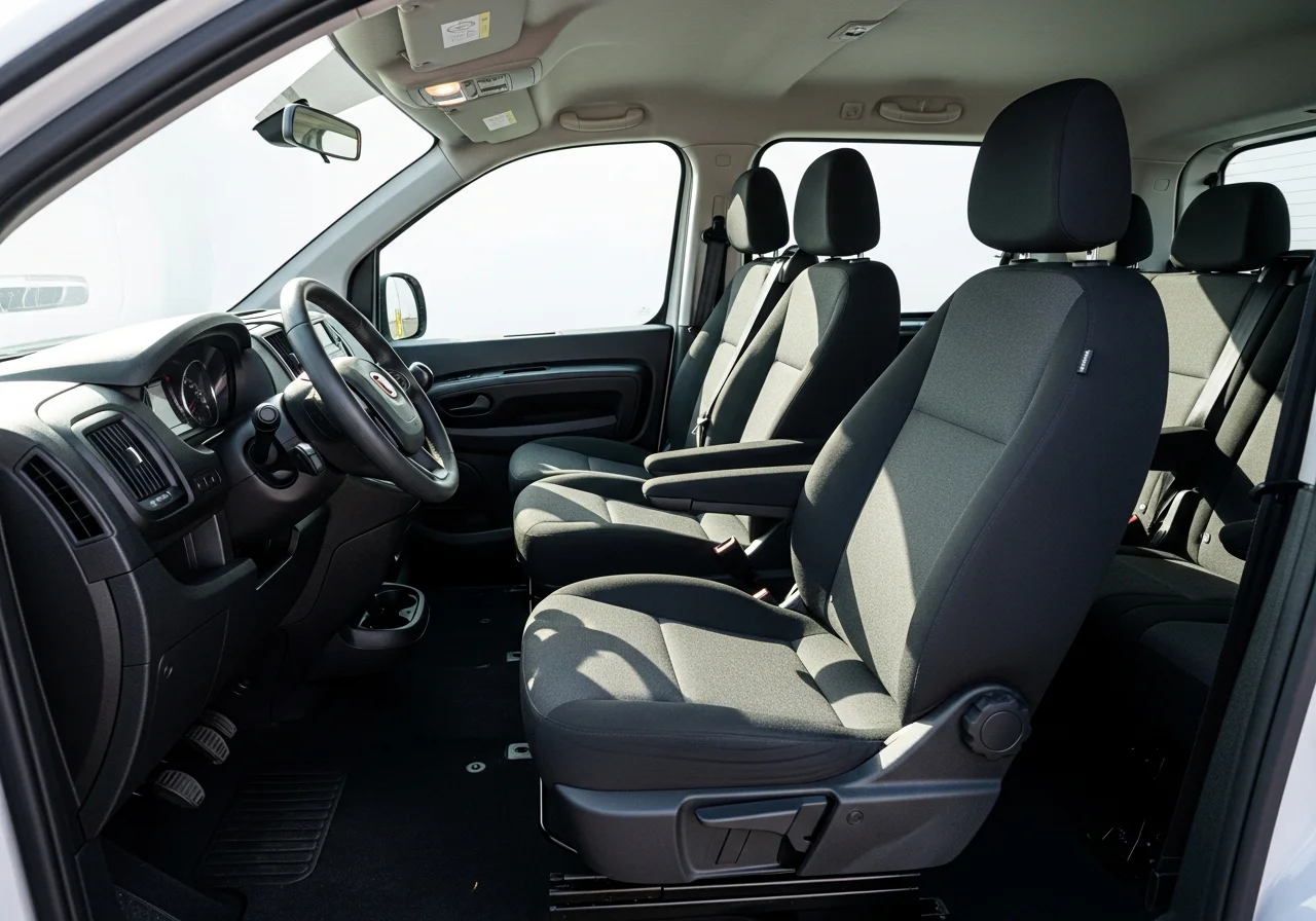 Салон Fiat Scudo 2015 — кожаные сиденья, Wi-Fi, USB-зарядка, ComfortLine трансфер