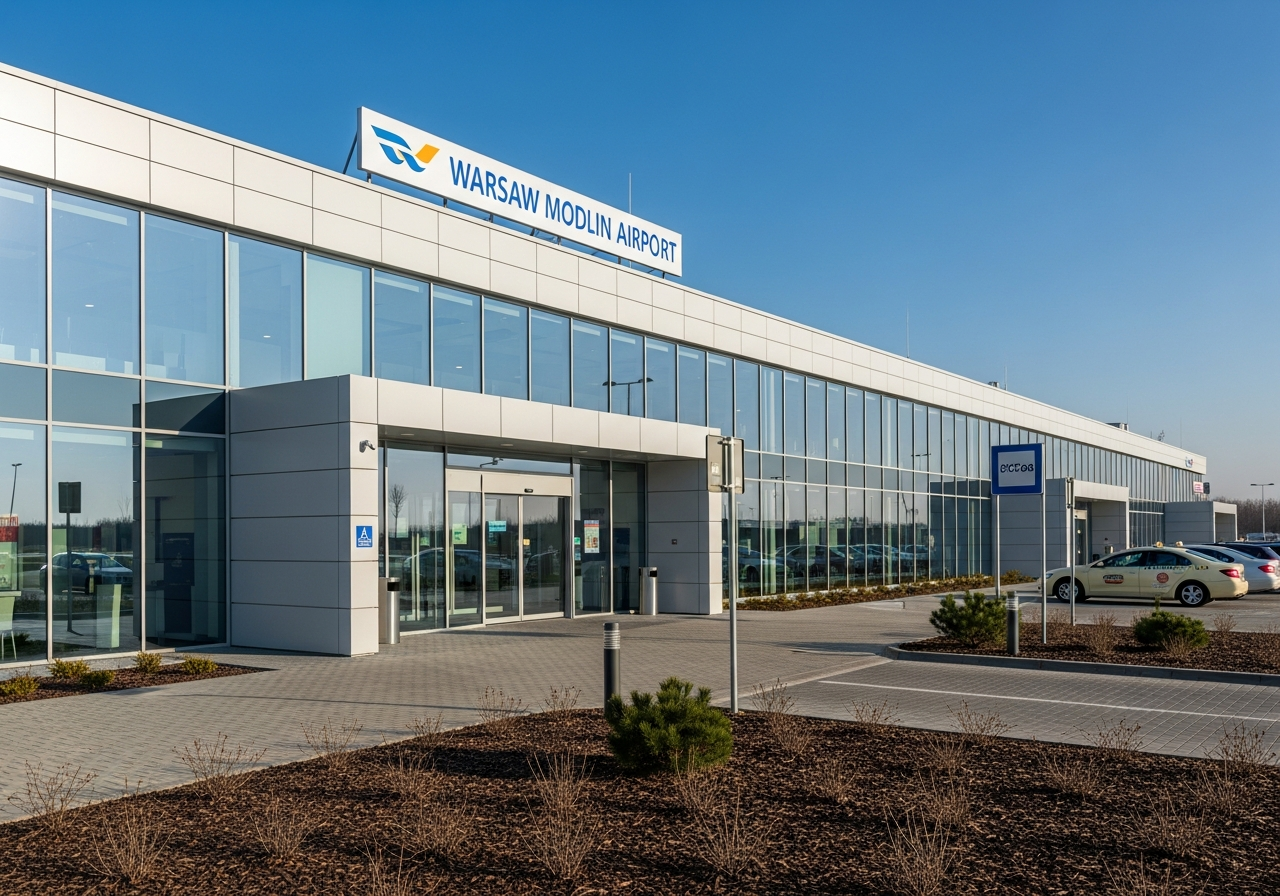 Терминал аэропорта Варшава-Модлин (WMI)