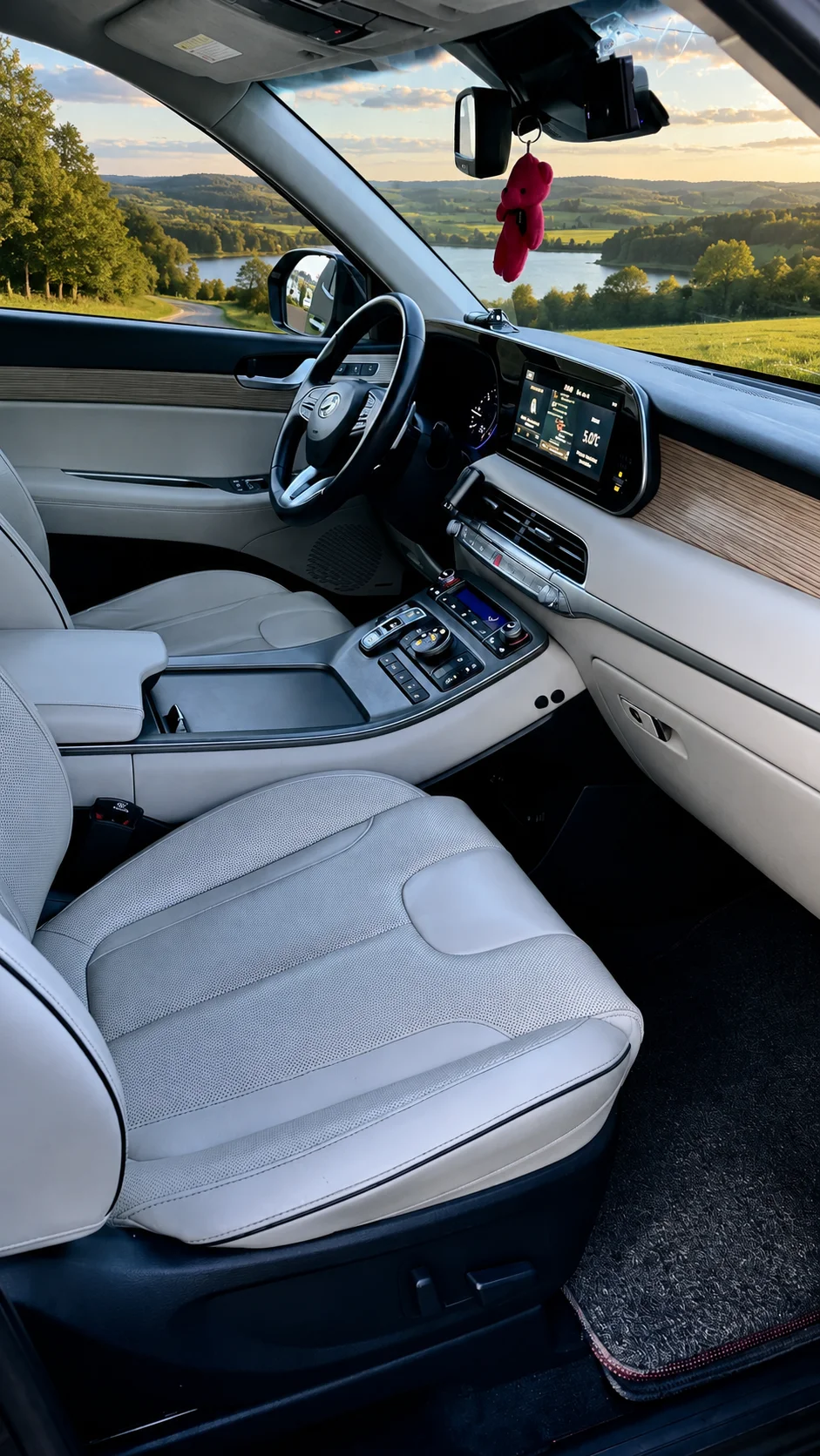 Hyundai Palisade 2020 — Салон спереди